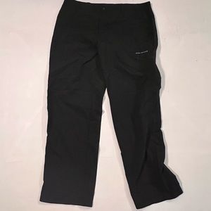 Women’s Columbia PFG Omni Shade hiking camping fishing pants sz 16 black